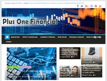 Tablet Screenshot of plusonefinancial.com